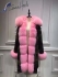 Mr and Mrs italy parka camouflage pink fox fur